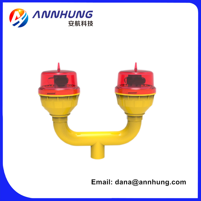 Double Obstruction Aircraft Warning Light Low Intensity L810 Aviation