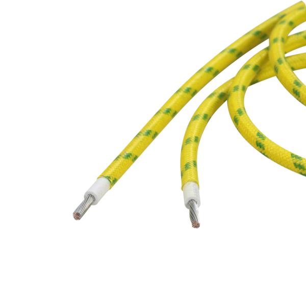Silicone Rubber Fiberglass Insulated Copper Wire UL3122 300V 200C UL 758