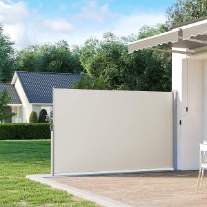 China Patio Retractable Privacy Wall Rolling Extendable Side Awning Privacy Screen Sun Shade for Balcony Garden Terrace on sale
