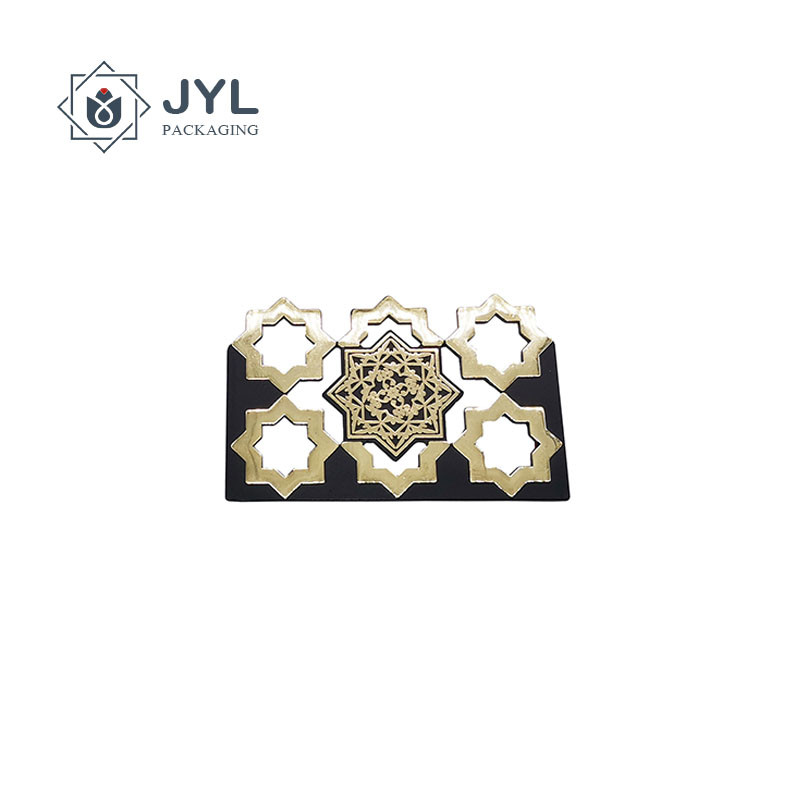 Zamac Hollow Metal Sticker Labels For Perfume Bottle Anticorrosive