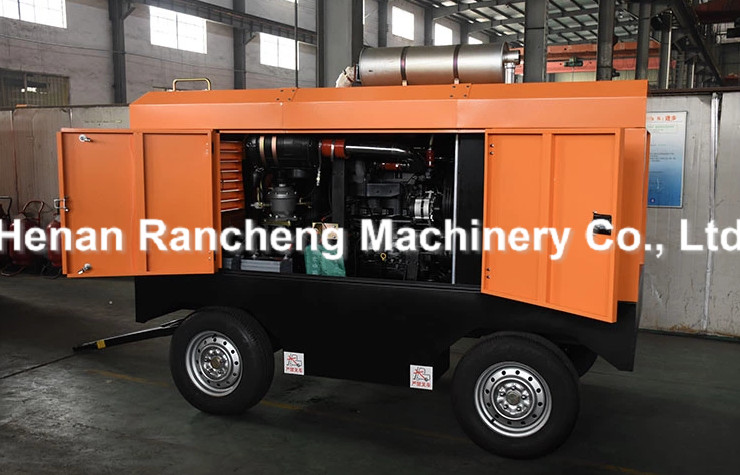 20 - 17 Bar Pressure Drilling Air Compressor 194KW 18 - 19m³ / Min Capacity