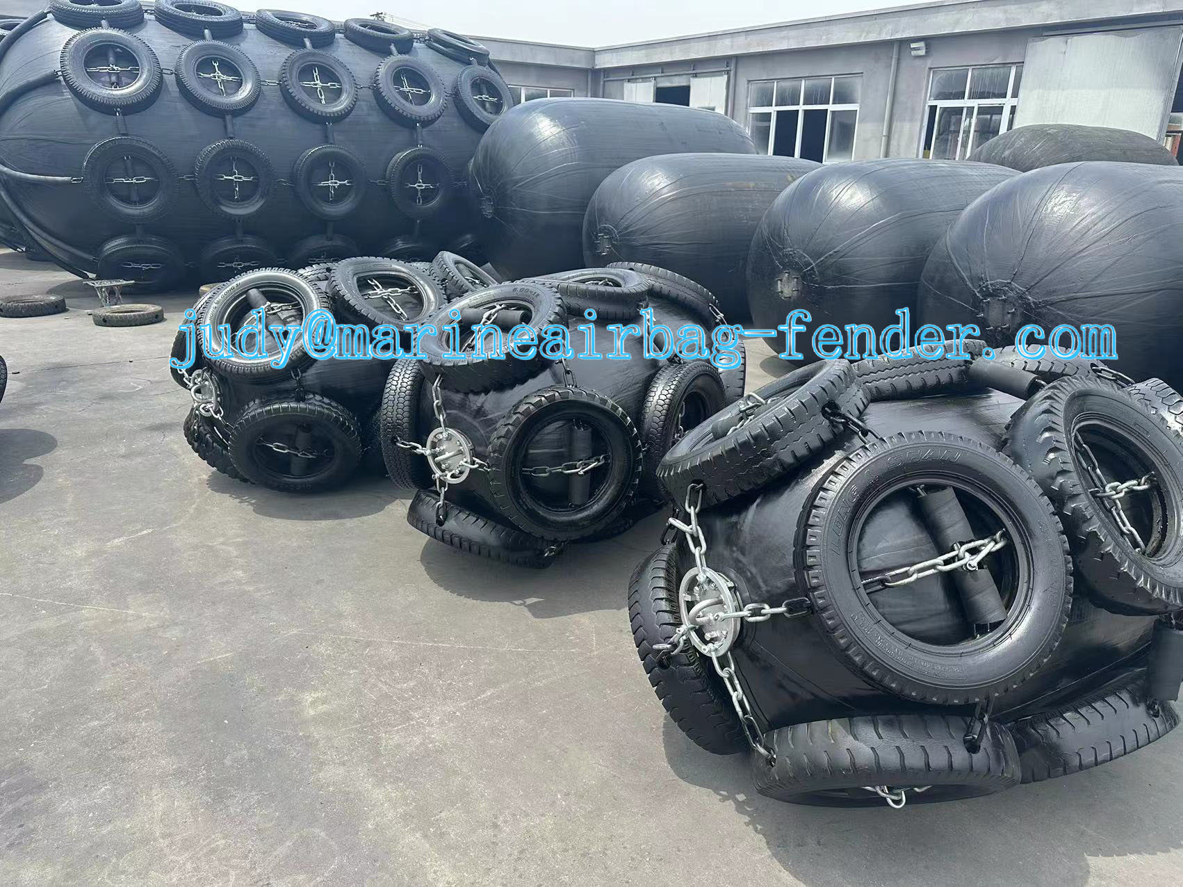 Durable Anti Aging Pneumatic Rubber Fender For Boat