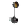 Buy cheap M20 Panel RJ45 Signal Cable Connector Waterproof 180 Degree Crystal Aviation from wholesalers