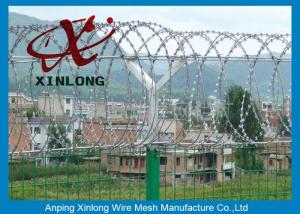 Airport Razor Barbed Wire For Security Fence OEM / ODM Available