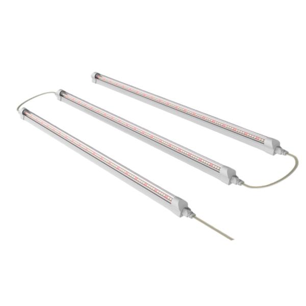 18W Leaf Green LED Grow Light Tube 120cm Daisy Chain For Vegetables Seedling Led
