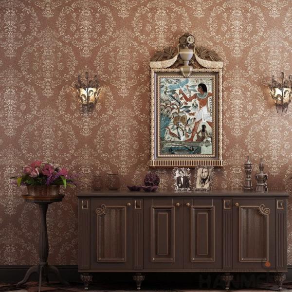 HML8A004 Interior Wallpaper 0.53*10M , High End Wallpaper Non-woven Paper