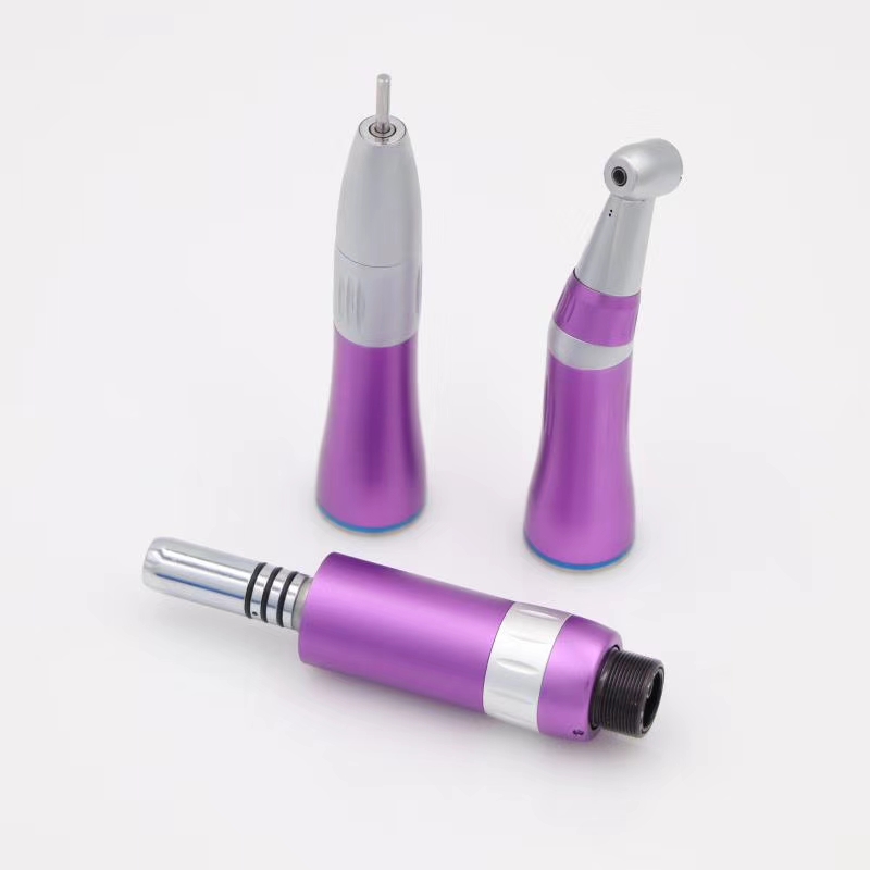 Colorful Low Speed Dental Handpiece 4 Holes Type Stainless Steel Material