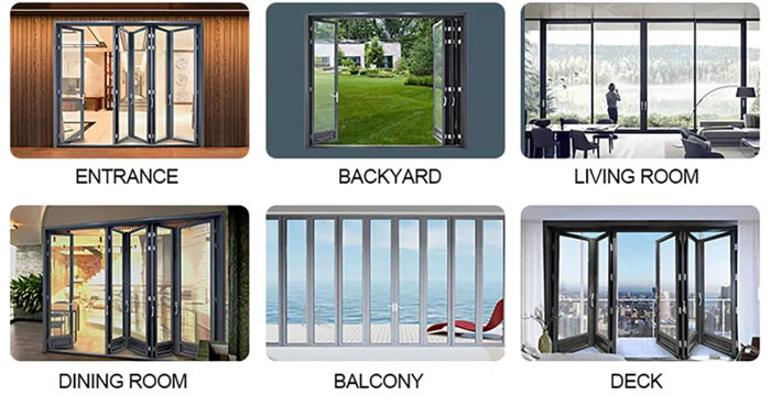 Broken Bridge Aluminum Door Safety Insulated Glass Door