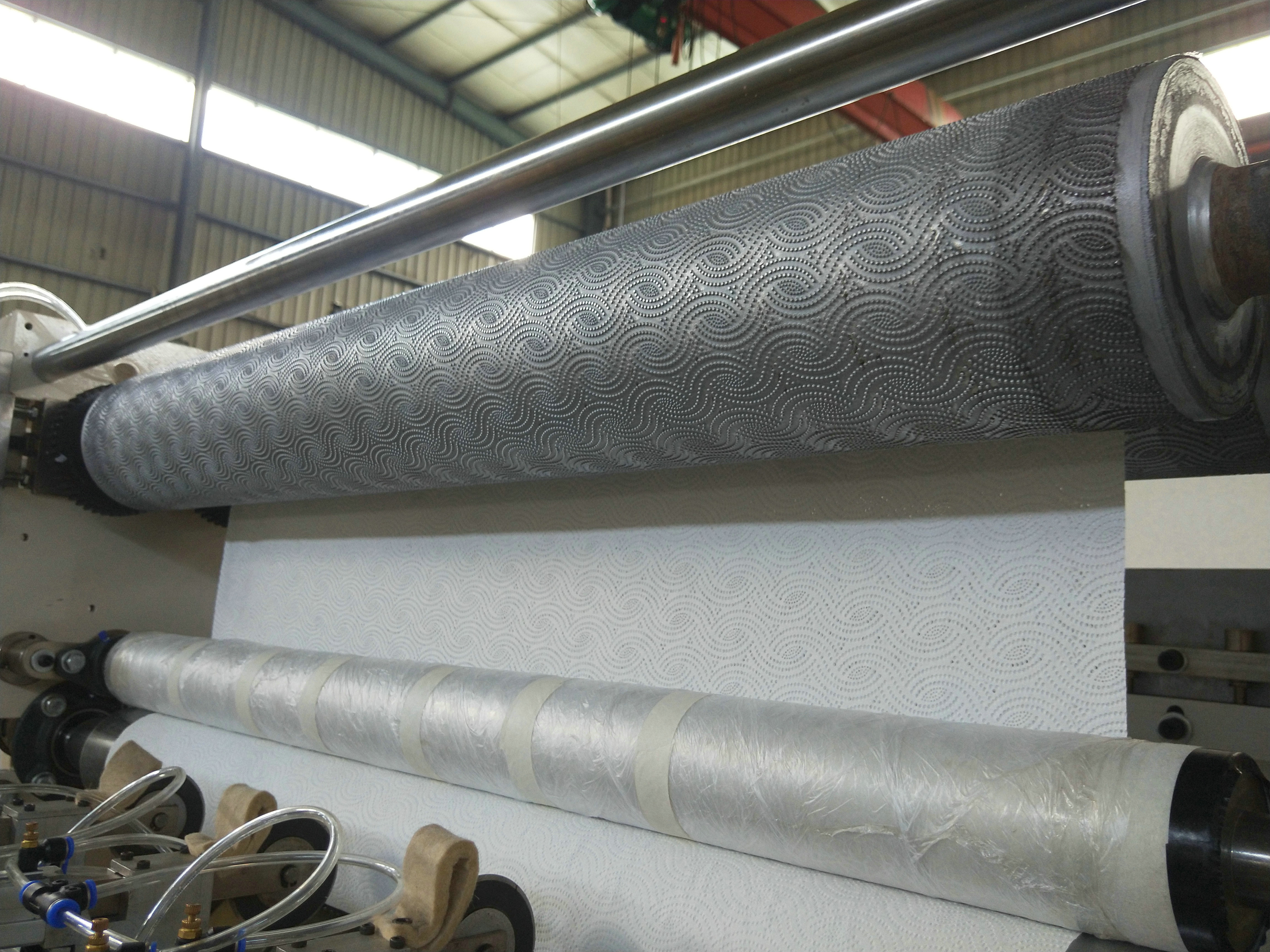 N Folding Hand Paper Towel Converting Machine / PLC Towel Making Machine