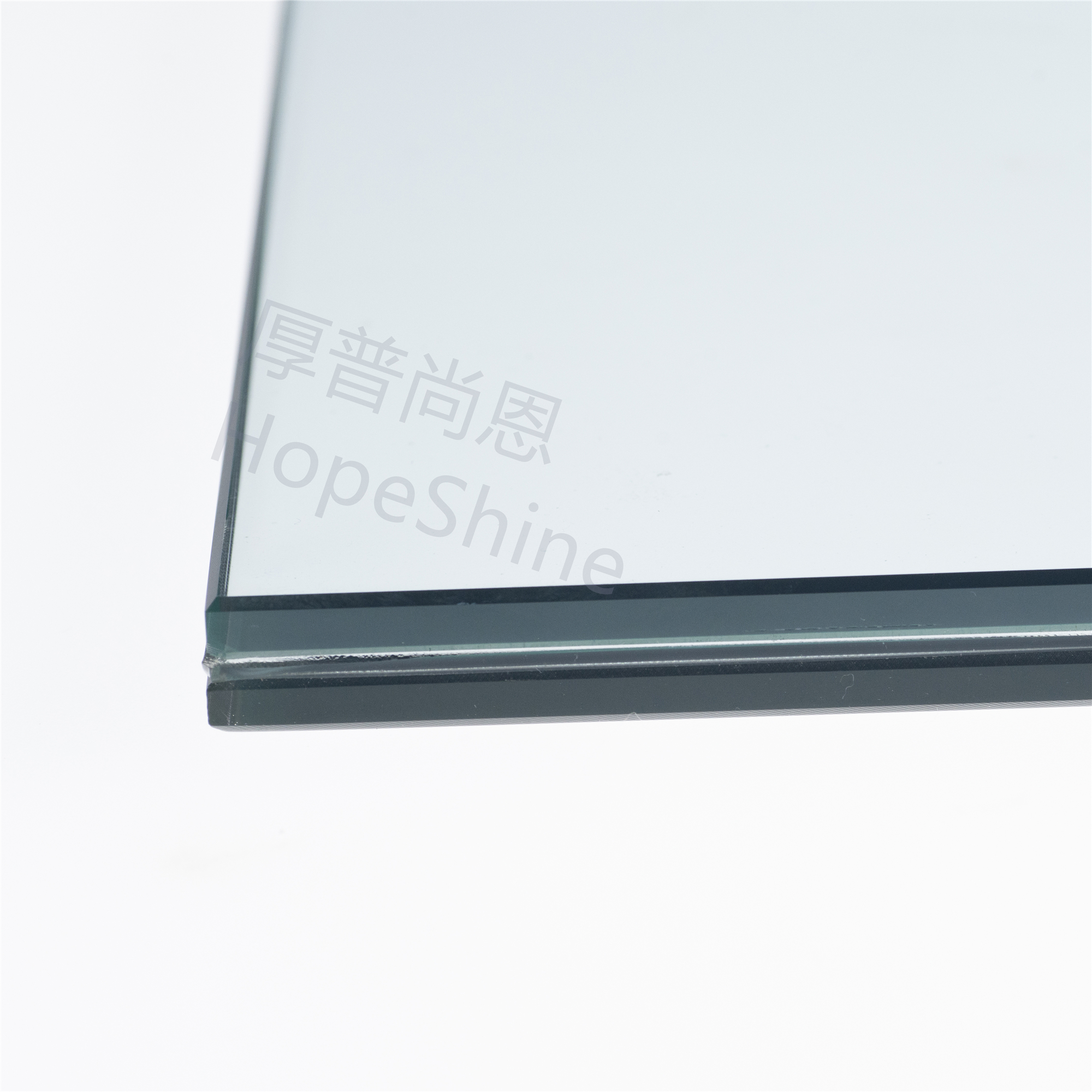 Tempered PVB Laminated Acoustic Glass Panels Safety Transparent For Commercial Building