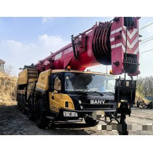 China USED SANY 100 ton mobile crane STC1000T Hydraulic Crane Lifting Machine 2018 Heavy Lifting Crane on sale