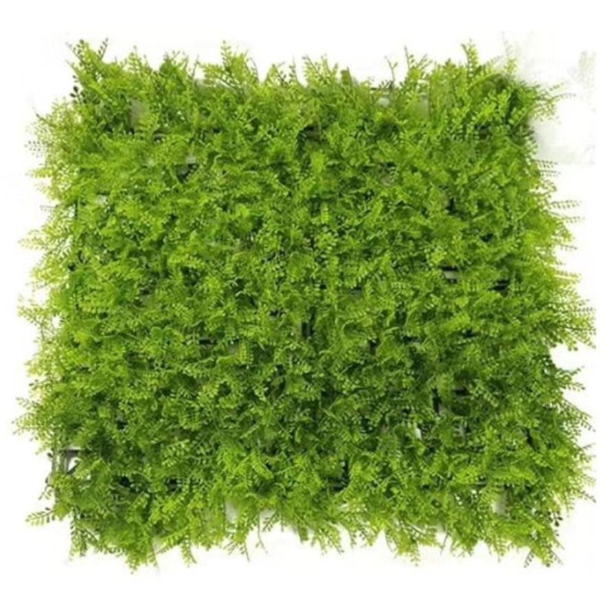 Eco Friendly Reusable Fake Grass Wall UV Resistant Natural Looking Low Maintenance