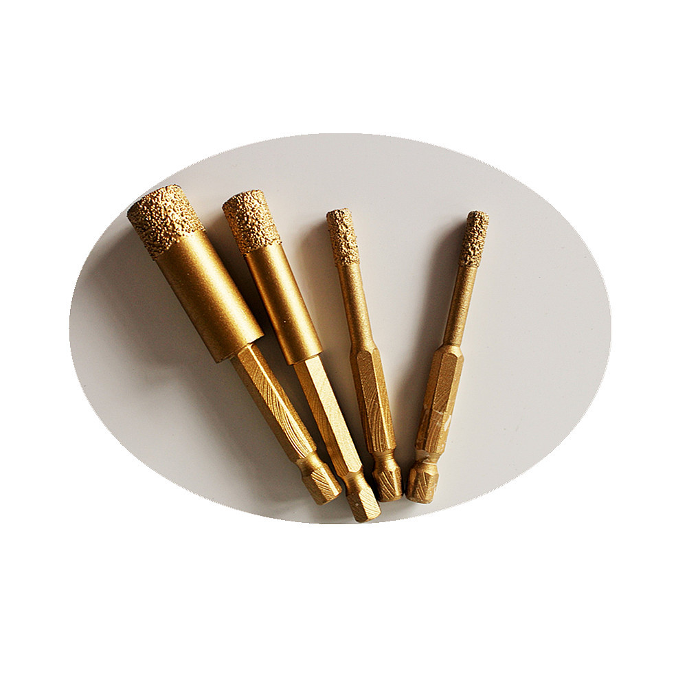 10x65x10mm Diamond Core Drill Bit Dry For Ceramic Granite Tile Porcelain Marble