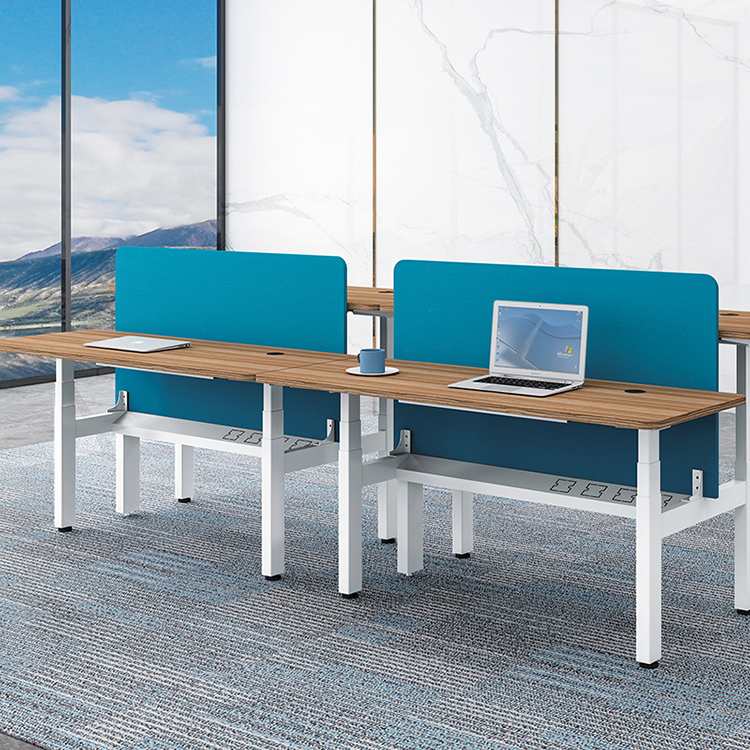 Custom Student Dual Motor Writing Desk for Height Adjustable Wood Desk in Zhejiang