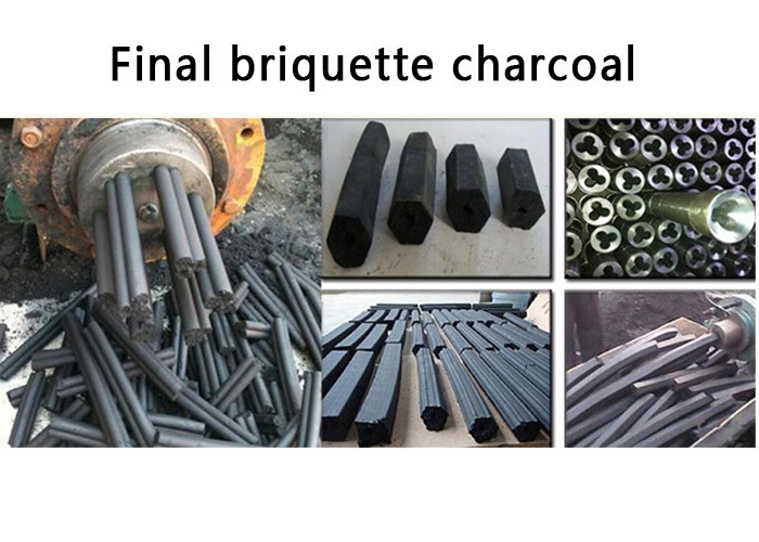 BBQ Extruding Hexagonal Charcoal Briquette Machine