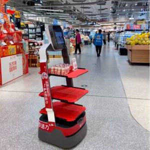 Food Delivery Robot Waiter With AI Artificial Intelligence Service Robot