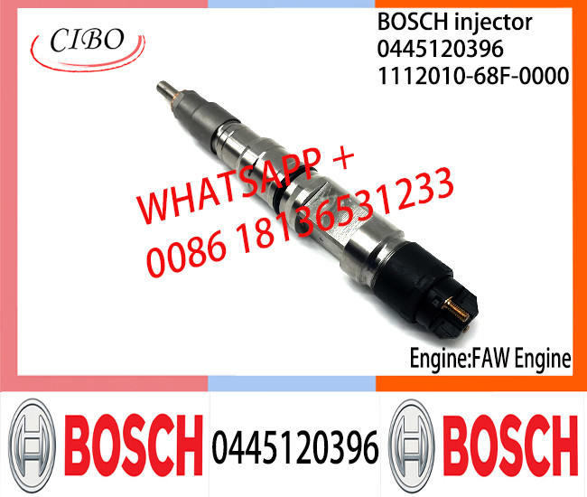 BOSCH 0445120396 Neutral Diesel Fuel Injector Assembly 0445120396 1112010-68F-0000 For FAW Engine