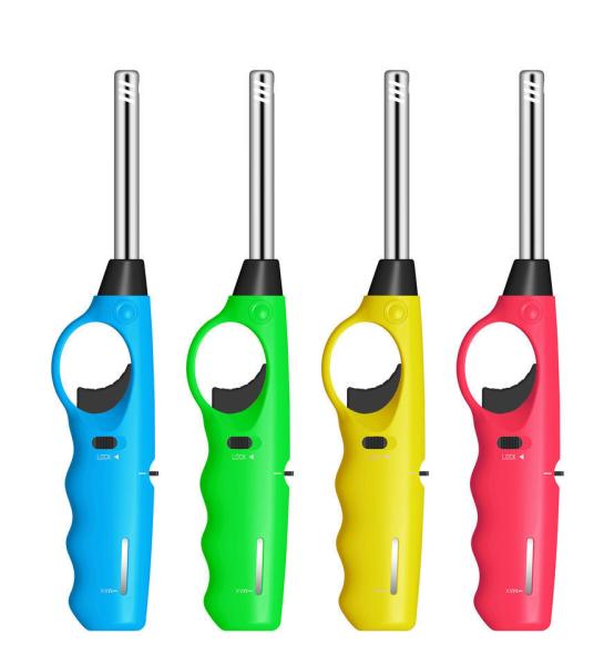 2022 BBQ Lighter with Customized Request Metal Tube Candle Lighter Kitchen