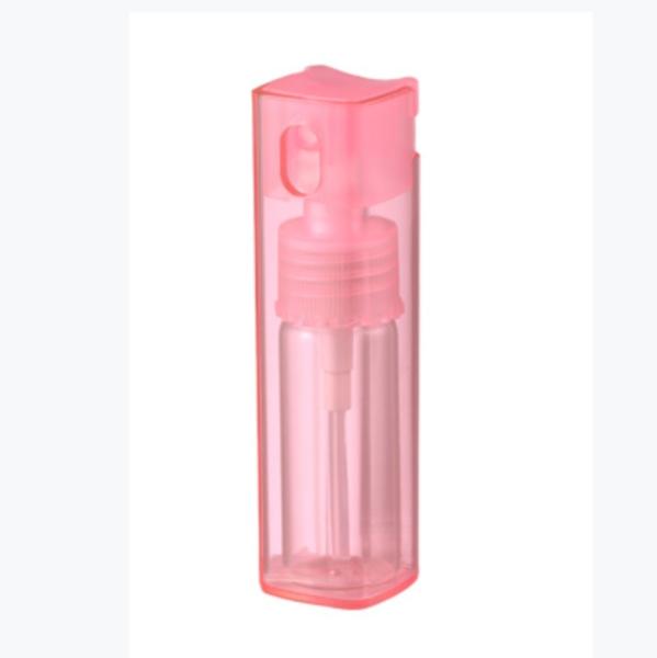 Customized Colour 10ml Perfume Bottle Square Shape Plastic Perfume Bottle