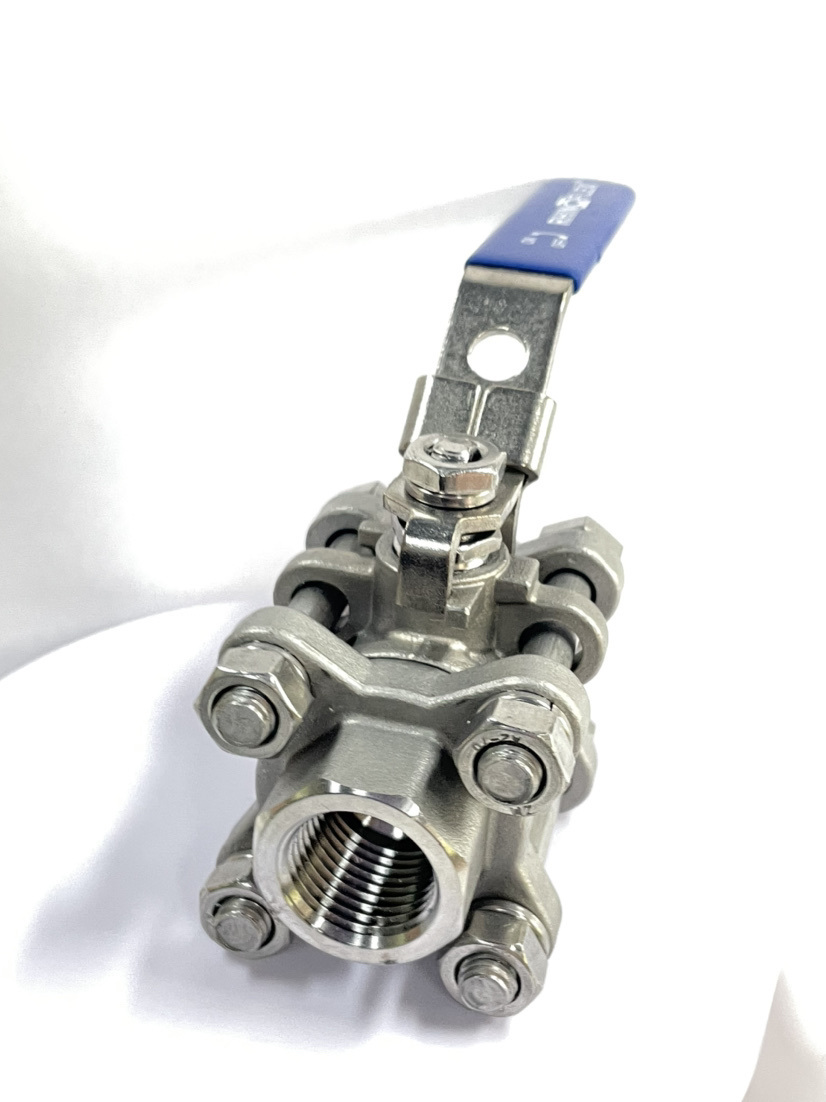 3-PC Munual Screwed End Ball Valve