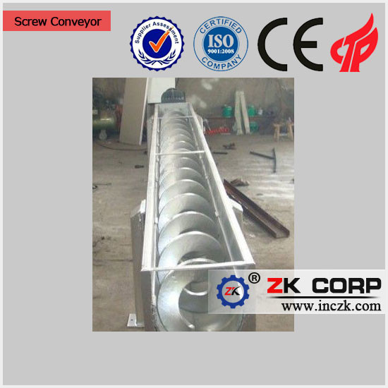 Horizontal Shaftless Screw Conveyor High Reliability For Environmental Industry