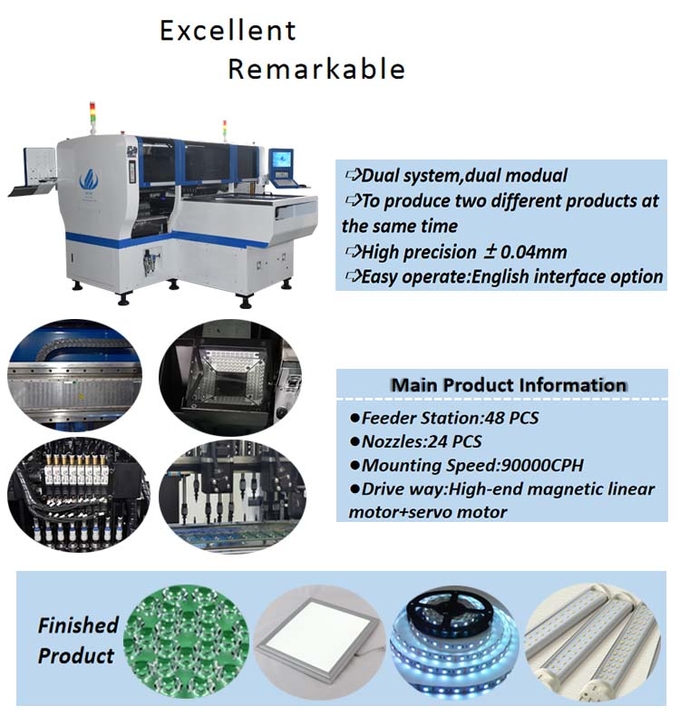 High Speed Multi-functional Pick and Place Machine Chip shooter 1