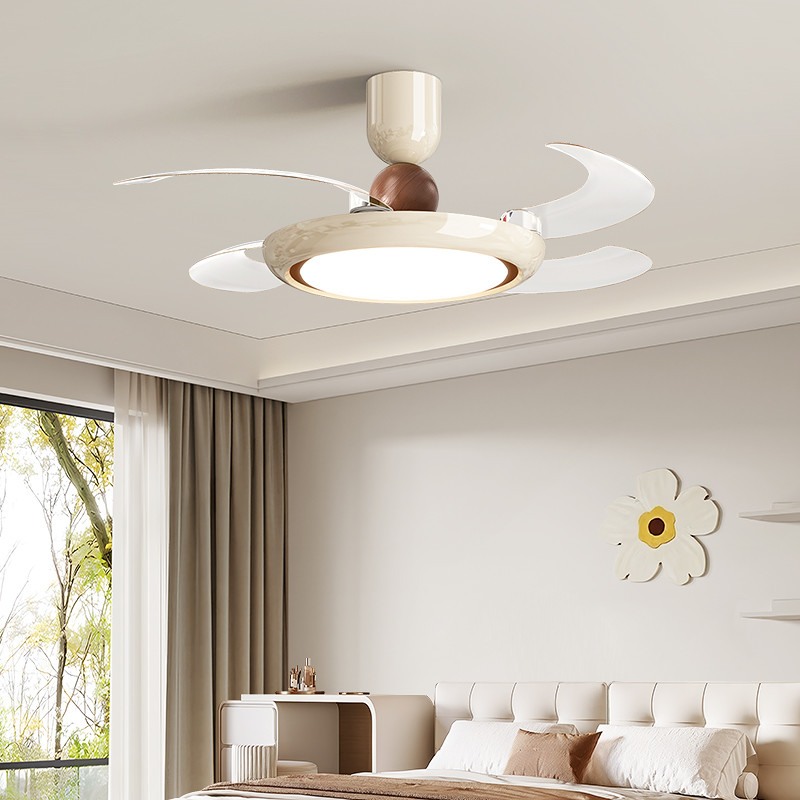 42 Inch Smart Luxury Indoor Fan Light , Modern Living Room Ceiling Fans With Bright Lights