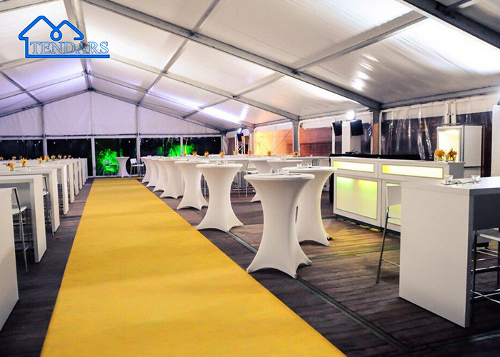 Big Marquee Hall Alu Frame Tarpaulin Cover Tent For Storage Surface Treat Method Etc