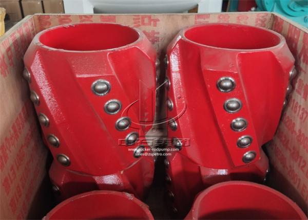 API Spiral Glider Centralizer Well Cementing Available In Straight Or Spiral