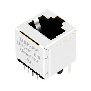 LPJD4011DNL 10/100 Base-T Without LED Vertical RJ45 Jack