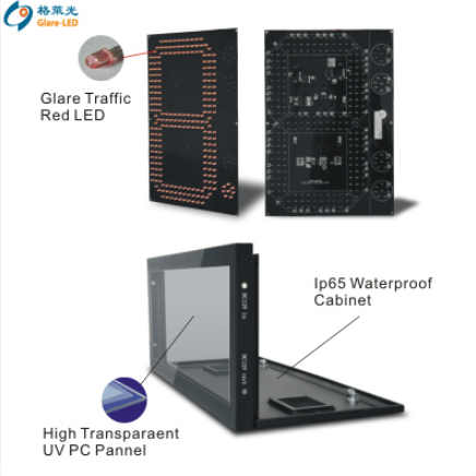 8.88 10 Inch 12 Inch 16 Inch Digital Petrol Station Sign Board Automatic Brightness