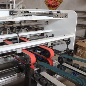 High Speed Carton Folding And Gluing Machine 12kw With Strapping