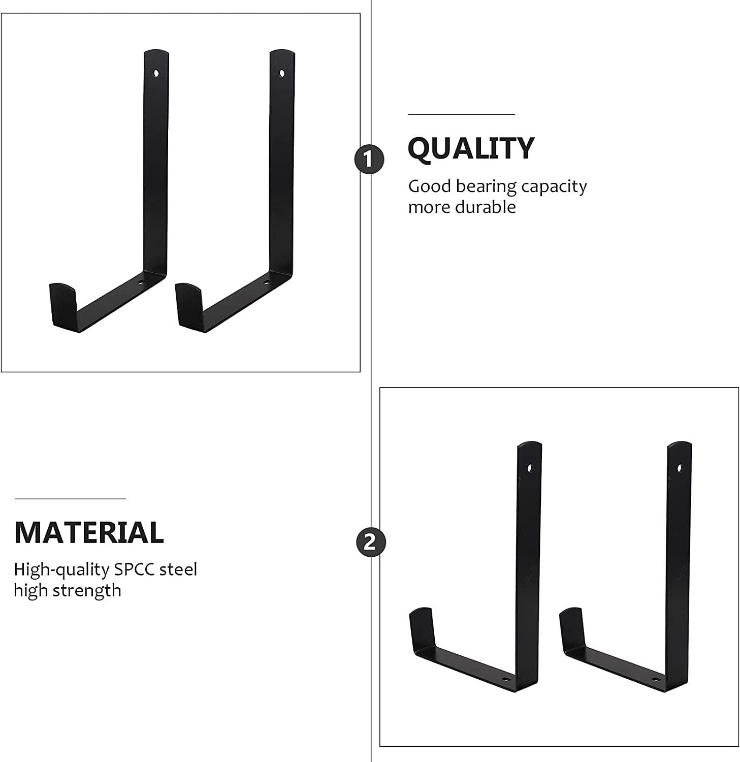 Standard Flower Window Box Planter Bracket for Balcony Fences and Windowsills Customize
