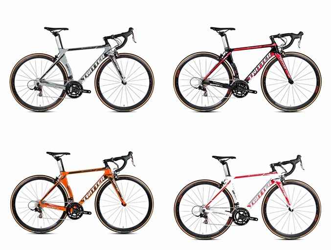 TWITTER Carbon Fiber Road Bike RS 24 Speed Aero Racing Design Inner Cable