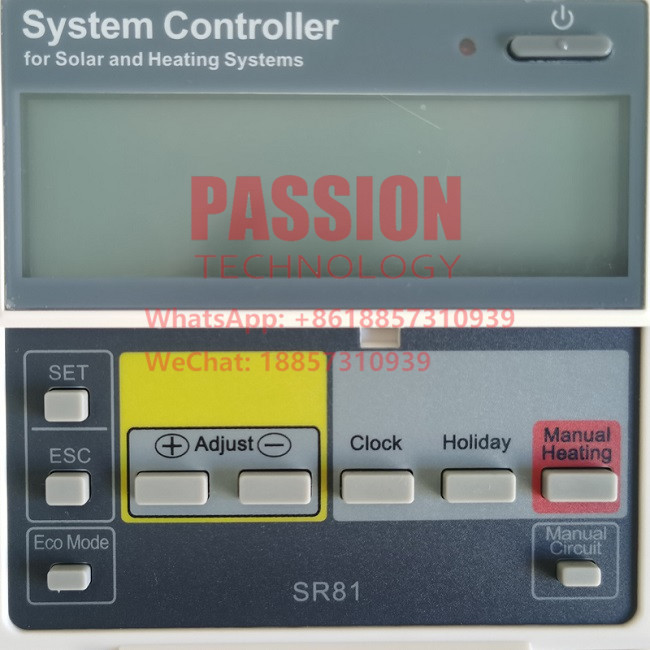 SR81 Intelligent Controller For Split Pressurized Solar Hot Water System