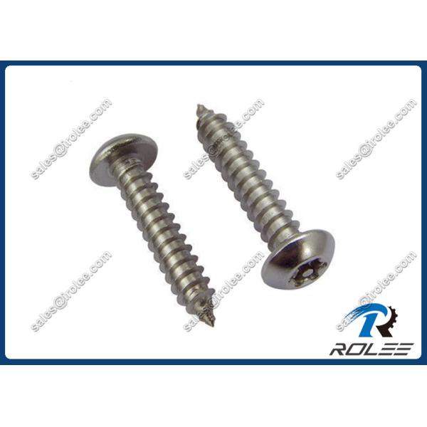 Quality 18-8/316 Stainless Pin Torx Button Head Self-Tapping Security Screw for sale