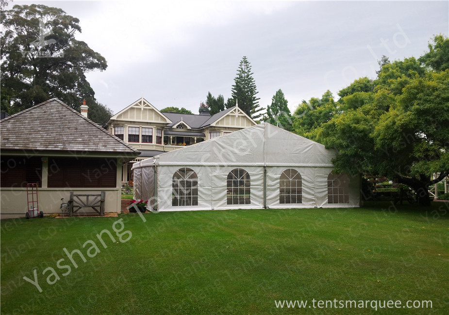 Interior Luxury Lining Decoration Outdoor Party Tents , Aluminum Profile Waterproof Outdoor Tent