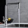 Buy cheap Angled Spout Smart Touch Kitchen Faucet Pull Out Sprayer Mixer CUPC from wholesalers