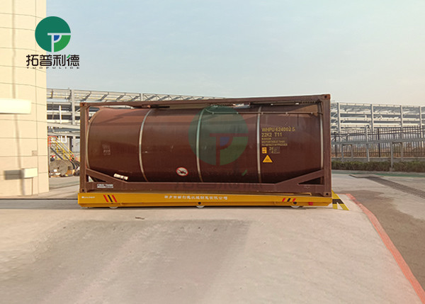 China Manufacturer Warehouse Electric Flatbed 20t Transfer Car