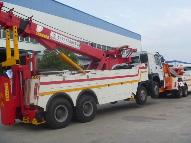 Heavy Duty Special Purpose Truck , Tow Truck Wrecker ISO9001 Standard
