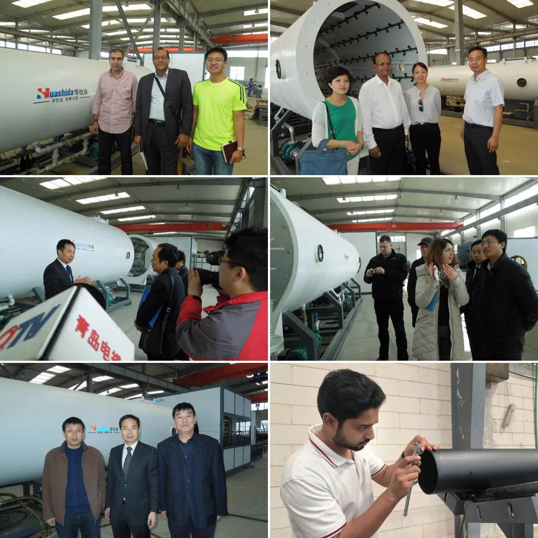 HDPE Jacket Shell Casing Extrution Machinery for PUR Foaming Pre-Insulated Pipe Machine