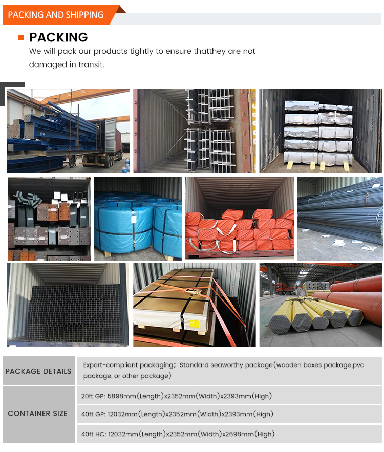 Q235 Q345 Low Carbon Steel Frame Structure For Warehouse Workshop Building