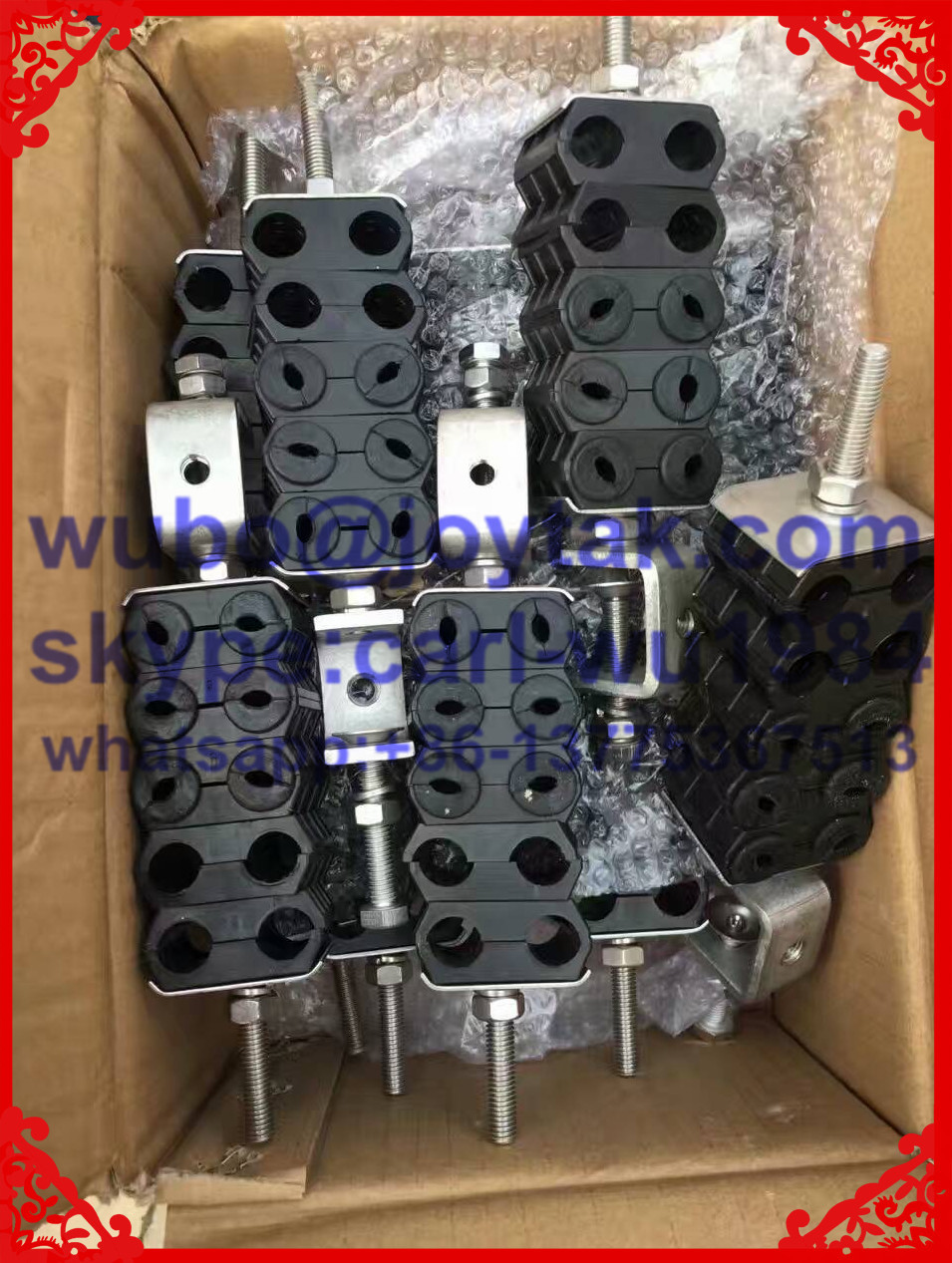 DIN 7/16 connector male for 7/8" flex cable clamp type low price
