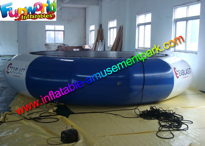 Plato Durable Inflatable Water Toys Jumping Trampoline With Small Platform