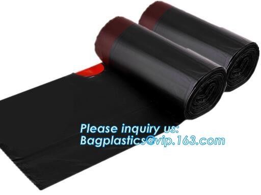 Bio Recycling & Degradable Strong Rubbish Bags Bathroom Trash Can Liners for Bedroom Home Kitchen Office Car Waste Bin