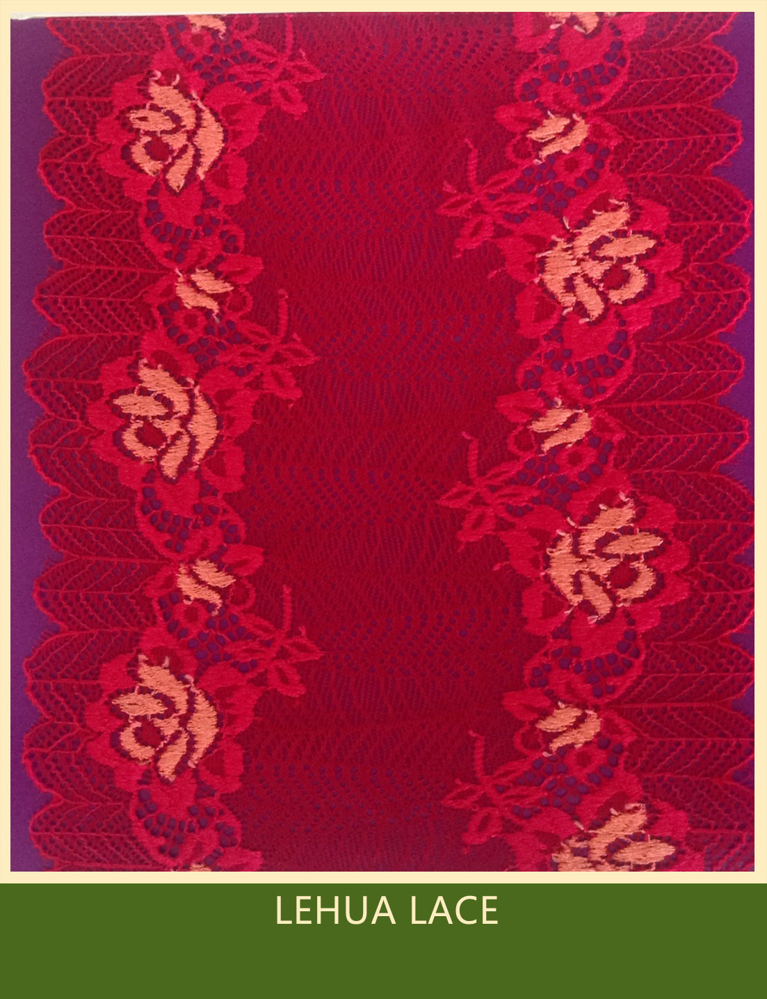 Hot Selling and nice quality Nylon Spandex Stretchy Brazil Lace from China