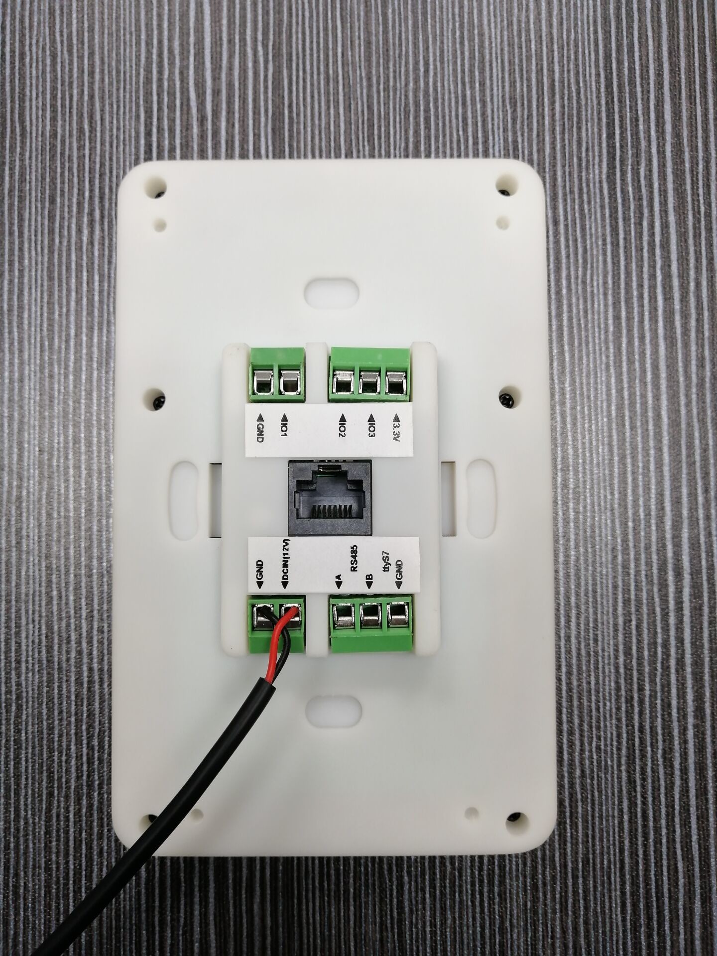 White Color 5 Inch OEM Industrial POE Tablet Small Wall Mount Touch Screen with RJ45 Ethernet NFC Module Serial Port