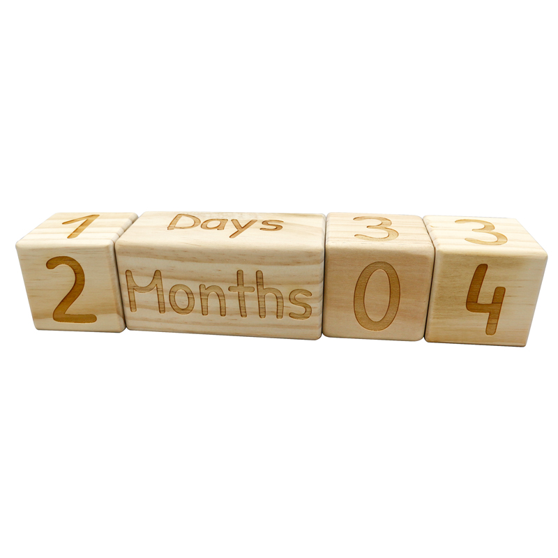 Wooden Perpetual Calendar Block
