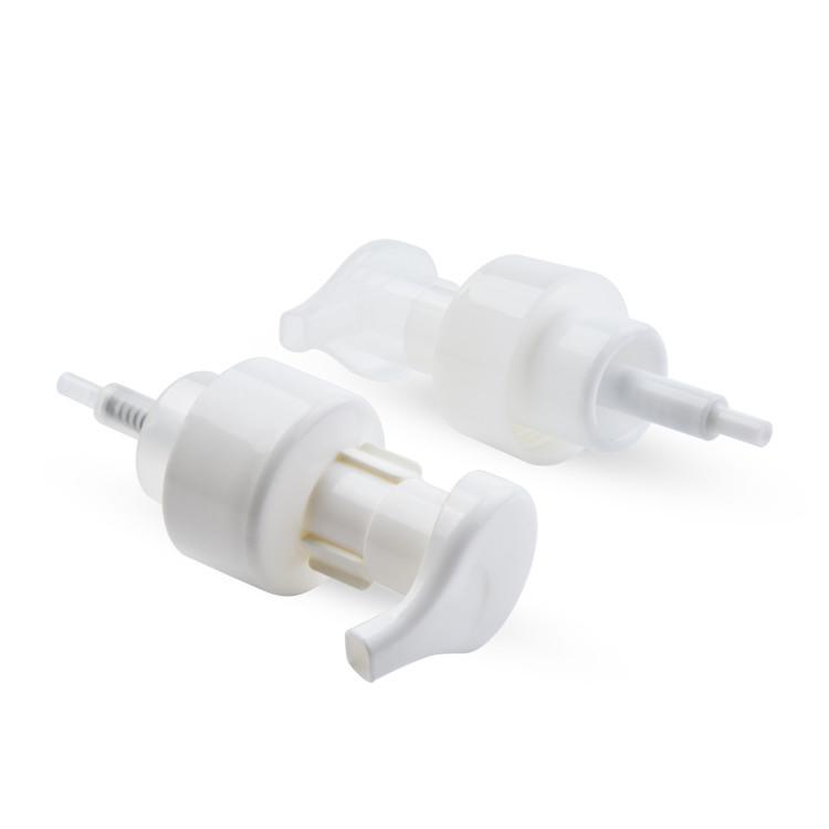 40mm/410 40mm 42mm Foaming Soap Pump Dispenser With Clip White Transparent