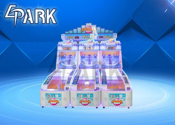 Entertainment Coin Operated Arcade Machines / Adult - Child Bowling Simulator